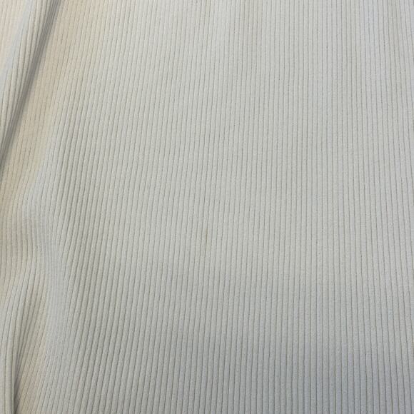 Tory Burch Cream Ribbed Knit Long-Sleeve Dress Quiet Luxury Old Money Preppy - Picture 9 of 12